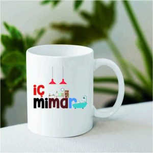 Mesleklere Özel İsimli Kupa Bardak İç Mimar