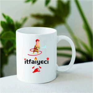 Mesleklere Özel İsimli Kupa Bardak İtfaiye