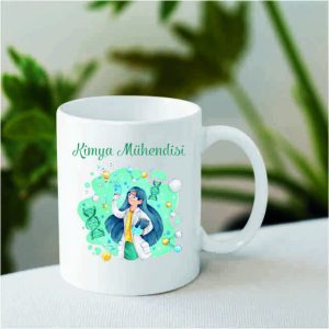 Mesleklere Özel İsimli Kupa Bardak Kimya Mühendisi 1