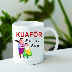 Mesleklere Özel İsimli Kupa Bardak Kuaför