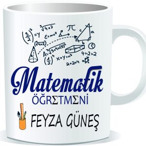 Öğretmenler Günü Kupa Bardak Matematik Öğretmeni 03