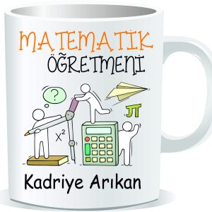 Öğretmenler Günü Kupa Bardak Matematik Öğretmeni 06