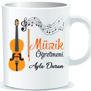 Öğretmenler Günü Kupa Bardak Müzik Öğretmeni 02
