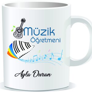 Öğretmenler Günü Kupa Bardak Müzik Öğretmeni 03