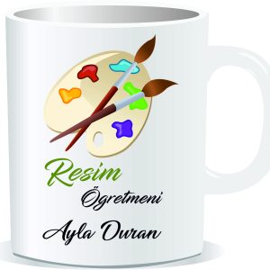 Öğretmenler Günü Kupa Bardak Resim Öğretmeni 03