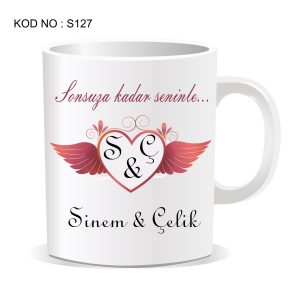 Sevgiliye Özel Kupa Bardak s127