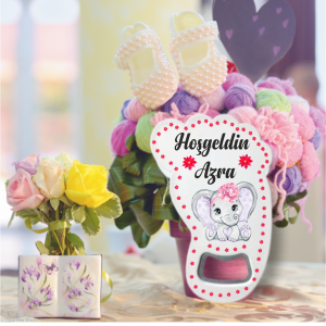 Baby Shower - Hoşgeldin Bebek Magnet Açacak bbb03
