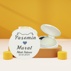 Düğün Hediyelik Cep Aynası Ak013