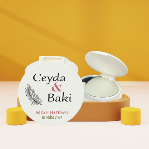 Düğün Hediyelik Cep Aynası Ak015