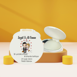 Düğün Hediyelik Cep Aynası Ak022