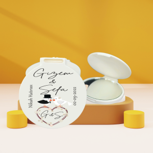 Düğün Hediyelik Cep Aynası Ak025