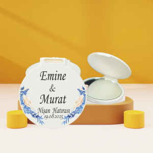 Düğün Hediyelik Cep Aynası Ak048
