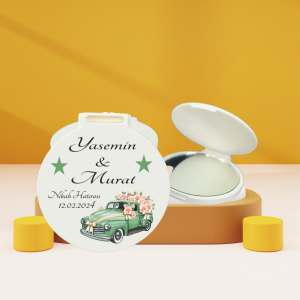Düğün Hediyelik Cep Aynası Ak05