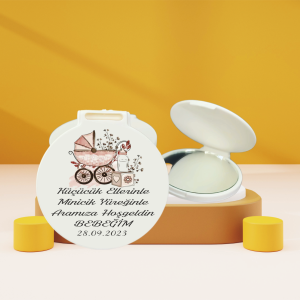 Hoş Geldin Bebek Hediyelik Cep Aynası bk001