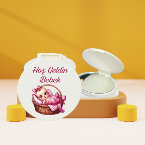 Hoş Geldin Bebek Hediyelik Cep Aynası bk010