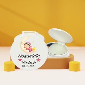Hoş Geldin Bebek Hediyelik Cep Aynası bk012