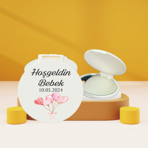 Hoş Geldin Bebek Hediyelik Cep Aynası bk014