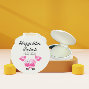 Hoş Geldin Bebek Hediyelik Cep Aynası bk015