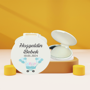 Hoş Geldin Bebek Hediyelik Cep Aynası bk016