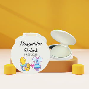 Hoş Geldin Bebek Hediyelik Cep Aynası bk017