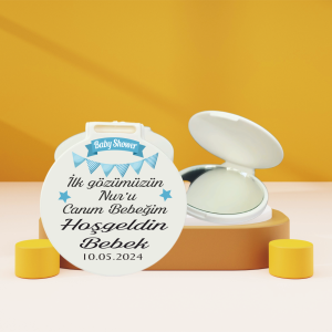 Hoş Geldin Bebek Hediyelik Cep Aynası bk018