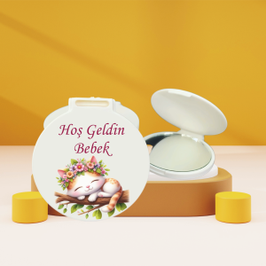 Hoş Geldin Bebek Hediyelik Cep Aynası bk022