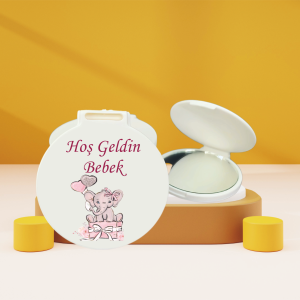 Hoş Geldin Bebek Hediyelik Cep Aynası bk023