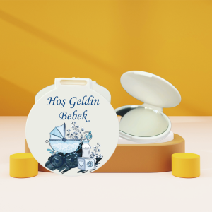 Hoş Geldin Bebek Hediyelik Cep Aynası bk027