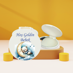 Hoş Geldin Bebek Hediyelik Cep Aynası bk028