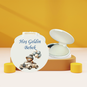 Hoş Geldin Bebek Hediyelik Cep Aynası bk029