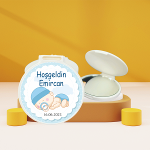 Hoş Geldin Bebek Hediyelik Cep Aynası bk003
