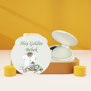 Hoş Geldin Bebek Hediyelik Cep Aynası bk032