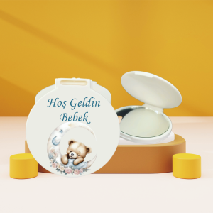 Hoş Geldin Bebek Hediyelik Cep Aynası bk033