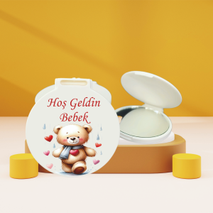 Hoş Geldin Bebek Hediyelik Cep Aynası bk034