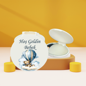 Hoş Geldin Bebek Hediyelik Cep Aynası bk037
