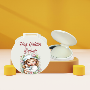 Hoş Geldin Bebek Hediyelik Cep Aynası bk004