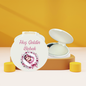 Hoş Geldin Bebek Hediyelik Cep Aynası bk006