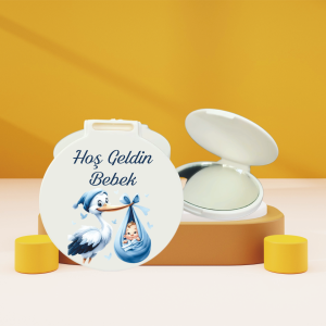 Hoş Geldin Bebek Hediyelik Cep Aynası bk007