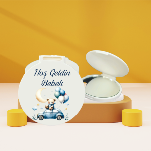 Hoş Geldin Bebek Hediyelik Cep Aynası bk008