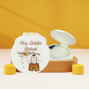 Hoş Geldin Bebek Hediyelik Cep Aynası bk009