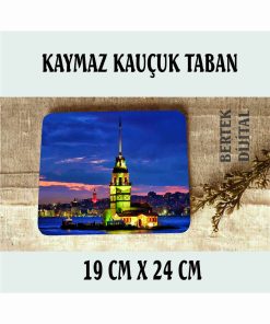 Kız Kalesi Mouse Pad, 23x19 cm, Kaymaz Taban, Rahat ve Yumuşak Mousepad