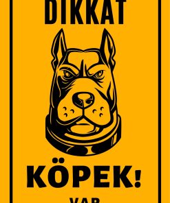 Farklı Dikkat Köpek Var 20 cm x 30 cm 3 mm Dekota