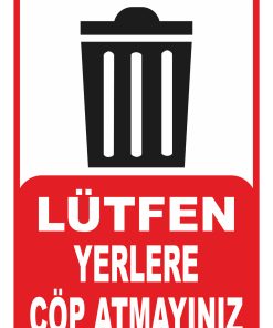 Uyarı levhası Site Apartman Uyarı Seti 15 Adet 20 X 30 CM 3 MM DEKOTA