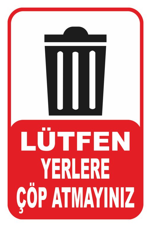Uyarı levhası Site Apartman Uyarı Seti 15 Adet 20 X 30 CM 3 MM DEKOTA