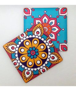 Meksika Desenli Bardak Altlığı 6 Adet