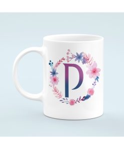 Hediyelik P Harfi Kupa Bardak