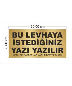 Bertek Dijital Gold Apartman - Site - Han Önü - Kişiye Özel Tabela