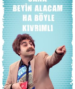 Sana Beyin Alacam Ahşap Tablo