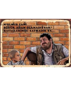 Retro Ahşap Poster