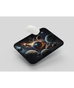 3D Gezegenler Mouse Pad, Diktörgen Mousepad, Mause Pad Ofis Mausepad